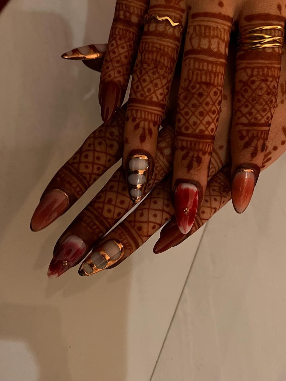 Rose Gold Cage Set