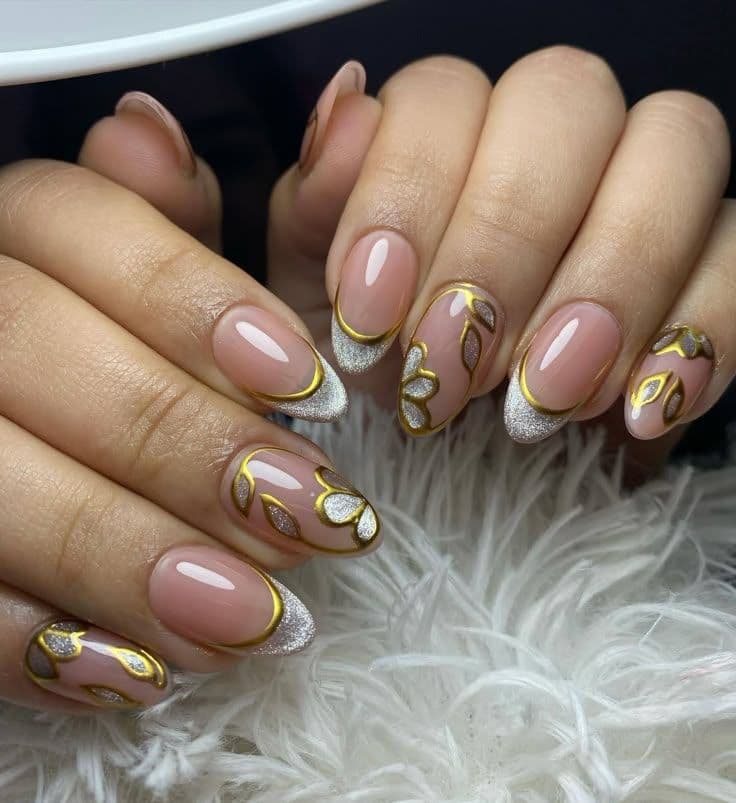 Silver Leaf Set